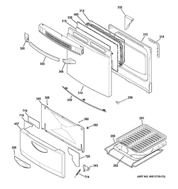 Diagram for RGA820DED1WW