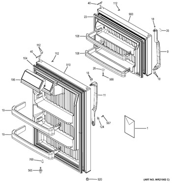 Diagram for GTH16DBEDLWW