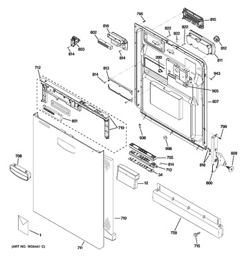 Diagram for GDWT106V55WW