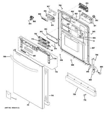 Diagram for GDWT308V55WW