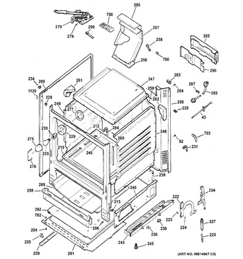 Diagram for JGB282DET3WW