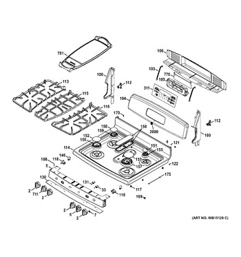 Diagram for JGB870DET1WW