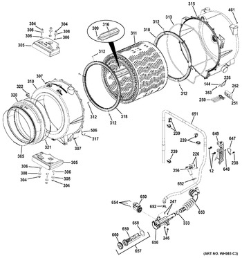 Diagram for GFWS2500F0WW