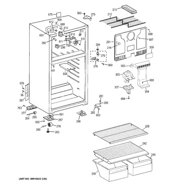 Diagram for GTN18CBDERWW