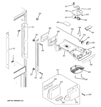 Diagram for ABE20EGEARWS