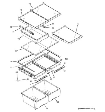 Diagram for GDE23ETEARBB