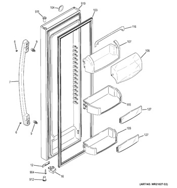 Diagram for DSE26JGEBCWW