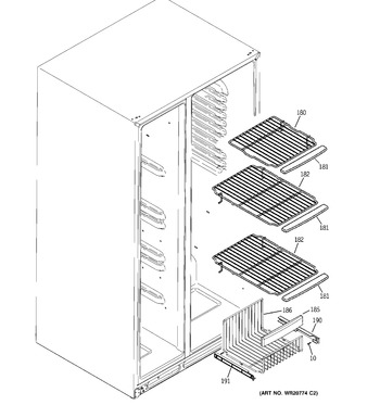 Diagram for DSE26JGEBCWW