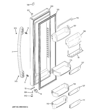 Diagram for GZS23HSEBFSS