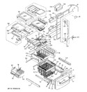 Diagram for 1 - Doors & Shelves