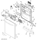 Diagram for 1 - Escutcheon & Door Assembly