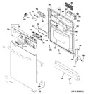 Diagram for 1 - Escutcheon & Door Assembly