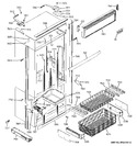 Diagram for 2 - Freezer Section, Trim & Components