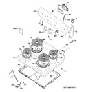 Diagram for 1 - Control Panel & Cooktop