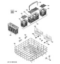 Diagram for 4 - Lower Rack Assembly