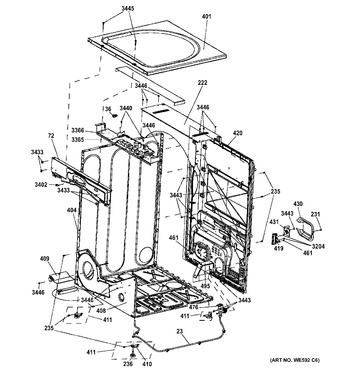 Diagram for GFDS355EL1MS