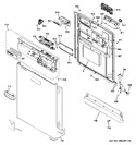 Diagram for 1 - Escutcheon & Door Assembly