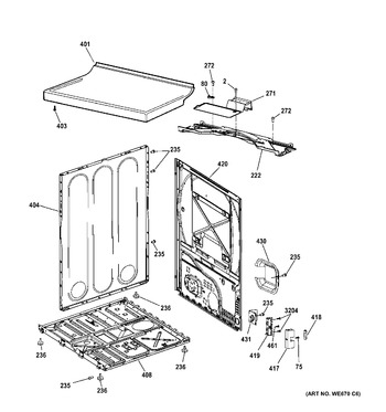 Diagram for GTDX400ED2WS