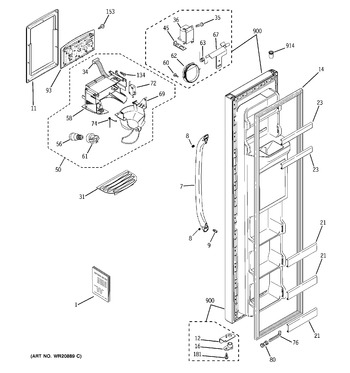 Diagram for GSF25JGDE BB