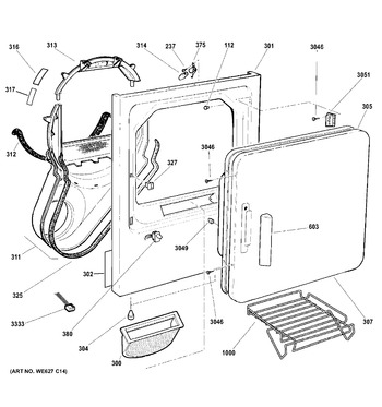 Diagram for GLDS560GD1WW