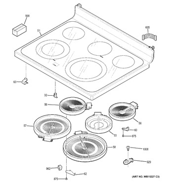 Diagram for JB640DF1BB