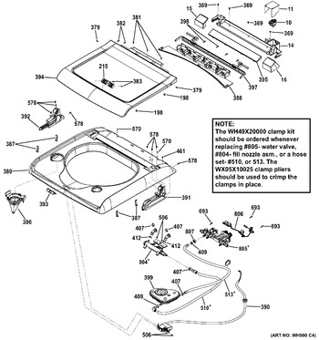 Diagram for GTWN7450D0WW