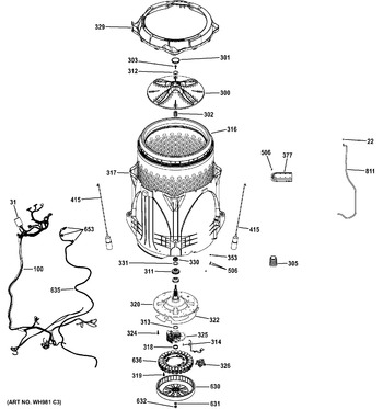 Diagram for GTWN7450D0WW