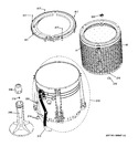 Diagram for 3 - Tub, Basket & Agitator