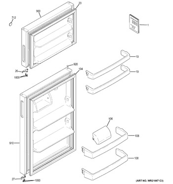 Diagram for GPE16DTHBRWW