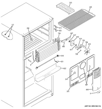 Diagram for GPE16DTHBRWW