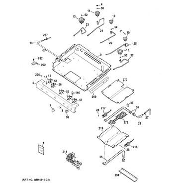 Diagram for JGB697DEH1WW