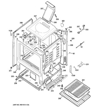 Diagram for JGBS65REF1SS