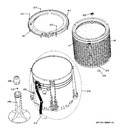 Diagram for 3 - Tub, Basket & Agitator