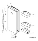 Diagram for 4 - Fresh Food Door - Rh