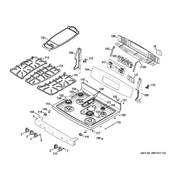 Diagram for JGB850SEF2SS