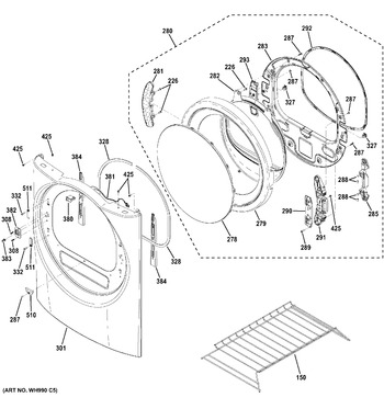 Diagram for GFDR480EF1WW