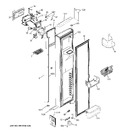 Diagram for 1 - Freezer Door