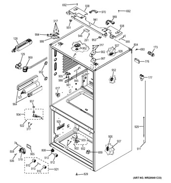 Diagram for GFE27GGDCBB