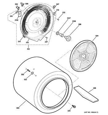 Diagram for GTDL210ED0WW