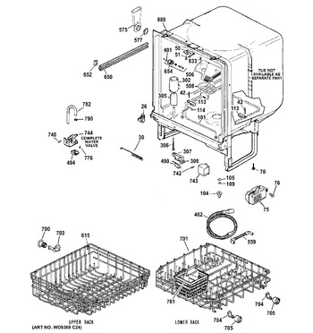 Diagram for HDA2100H45WW