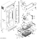 Diagram for 3 - Freezer Section, Trim & Components