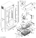 Diagram for 3 - Freezer Section, Trim & Components