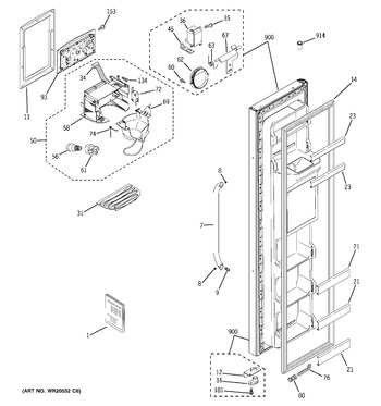 Diagram for GSH25ISXBSS