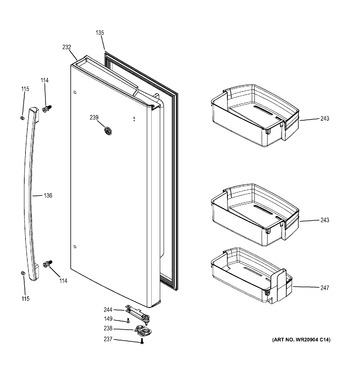 Diagram for GFE28HMHBES