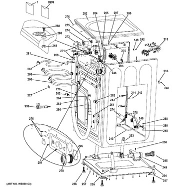 Diagram for GFWN1600J0WW