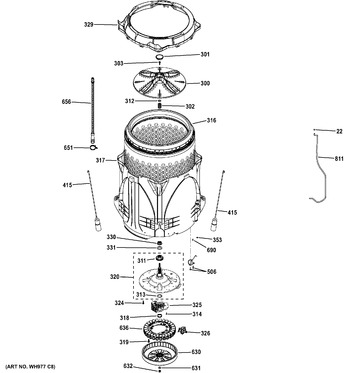 Diagram for GTW810SSJ0WS