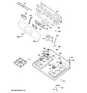 Diagram for 2 - Control Panel & Cooktop