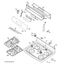 Diagram for 2 - Control Panel & Cooktop