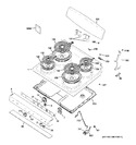 Diagram for 1 - Control Panel & Cooktop