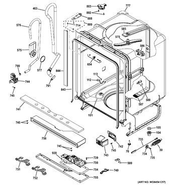 Diagram for GDT530PSD1SS